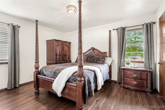 911 S Boyd Pl, Sapulpa, OK 74066 - bedroom with wood finished floors and baseboards