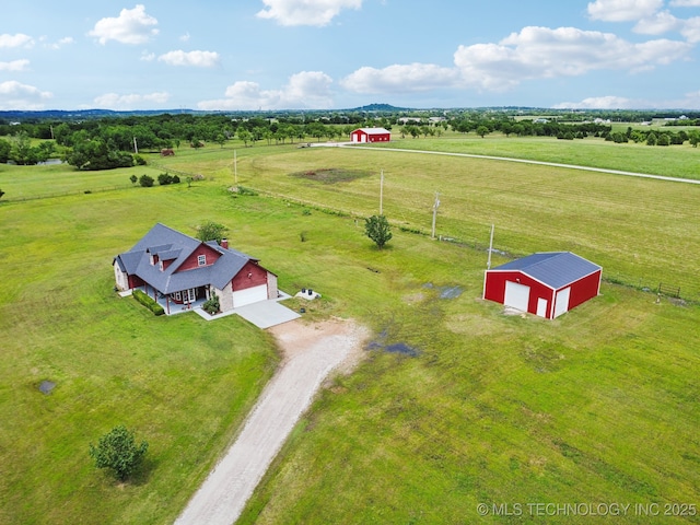 5757 W 181st St S, Mounds, OK 74047 - view of rural area with agricultural land