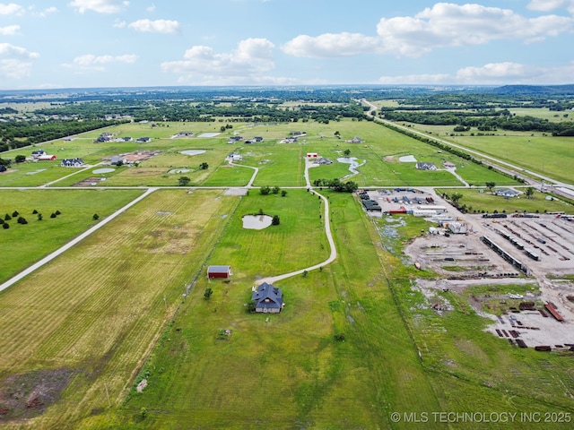 5757 W 181st St S, Mounds, OK 74047 - overview of rural landscape