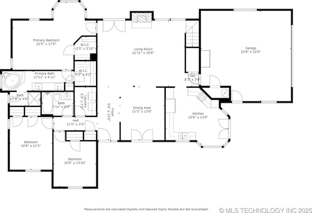 5757 W 181st St S, Mounds, OK 74047 - view of home floor plan