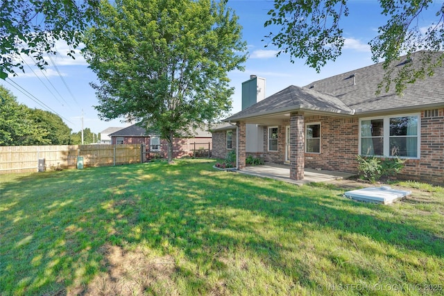 11604 E 99th St, Owasso, OK 74055 - view of yard with a patio area