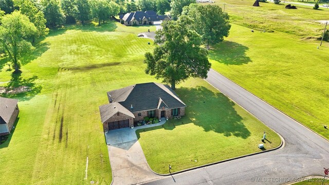2102 N Peaceful Ln, Stigler, OK 74462 - aerial view of property and surrounding area