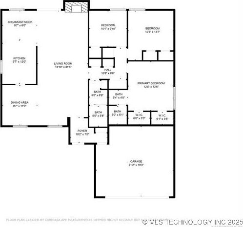 1100 Guinn Ln, Bartlesville, OK 74006 - home floor plan