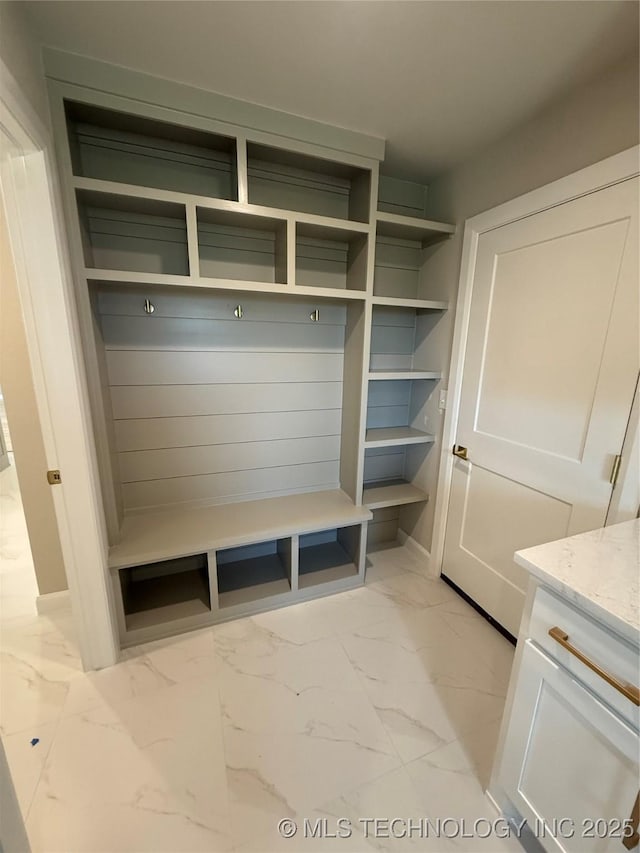 22832 E 106th Pl S, Broken Arrow, OK 74014 - mudroom with light marble finish flooring