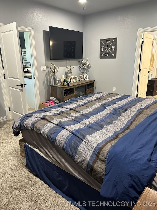128 Crimson Ln, Calera, OK 74730 - view of carpeted bedroom