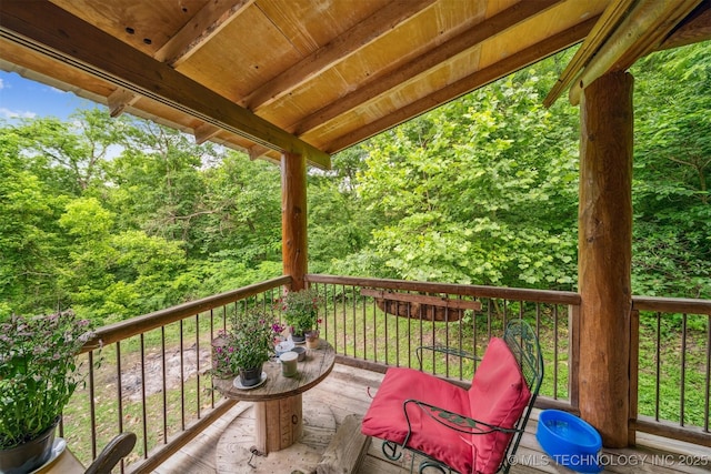 21745 E 660th Rd, Tahlequah, OK 74464 - view of balcony