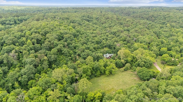 21745 E 660th Rd, Tahlequah, OK 74464 - aerial view of property's location with a forest