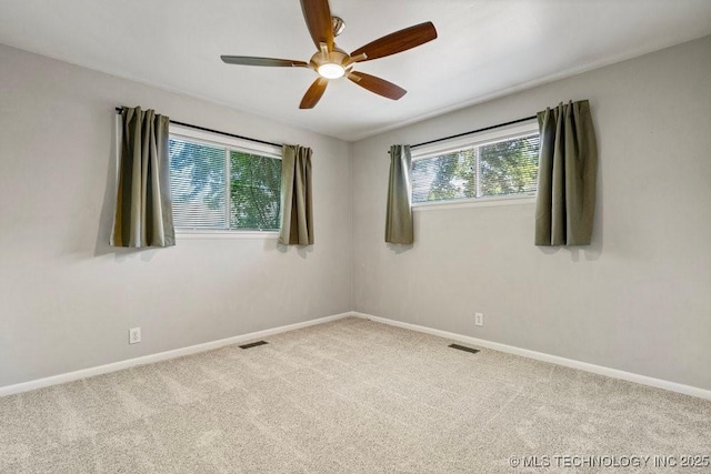 953 E 37th St, Tulsa, OK 74105 - carpeted empty room featuring ceiling fan and baseboards