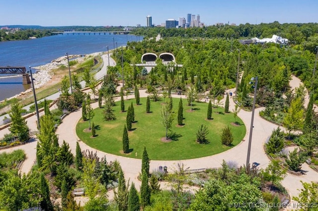 953 E 37th St, Tulsa, OK 74105 - view of property's community featuring a water view