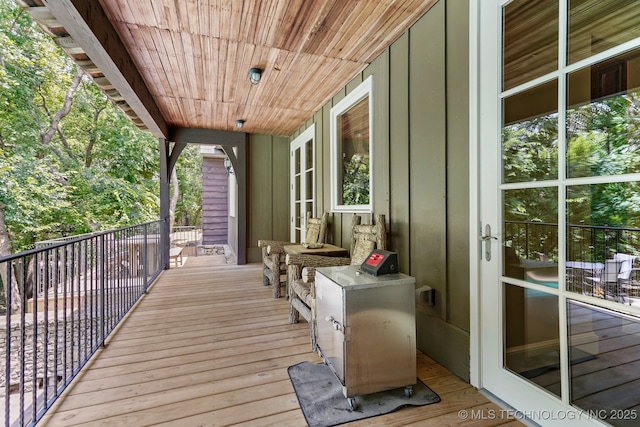 10144 N Dover Pl, Owasso, OK 74055 - view of wooden terrace