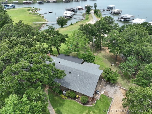 802 W Sand Pt, Mead, OK 73449 - drone / aerial view of a large body of water