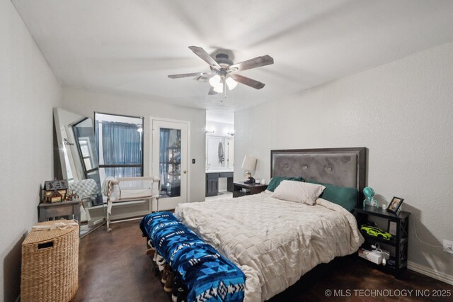 4509 W Toledo St, Broken Arrow, OK 74012 - bedroom featuring ceiling fan