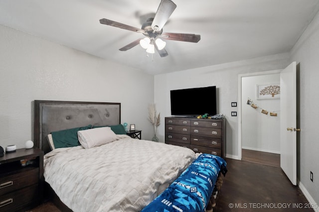 4509 W Toledo St, Broken Arrow, OK 74012 - bedroom featuring baseboards and a ceiling fan