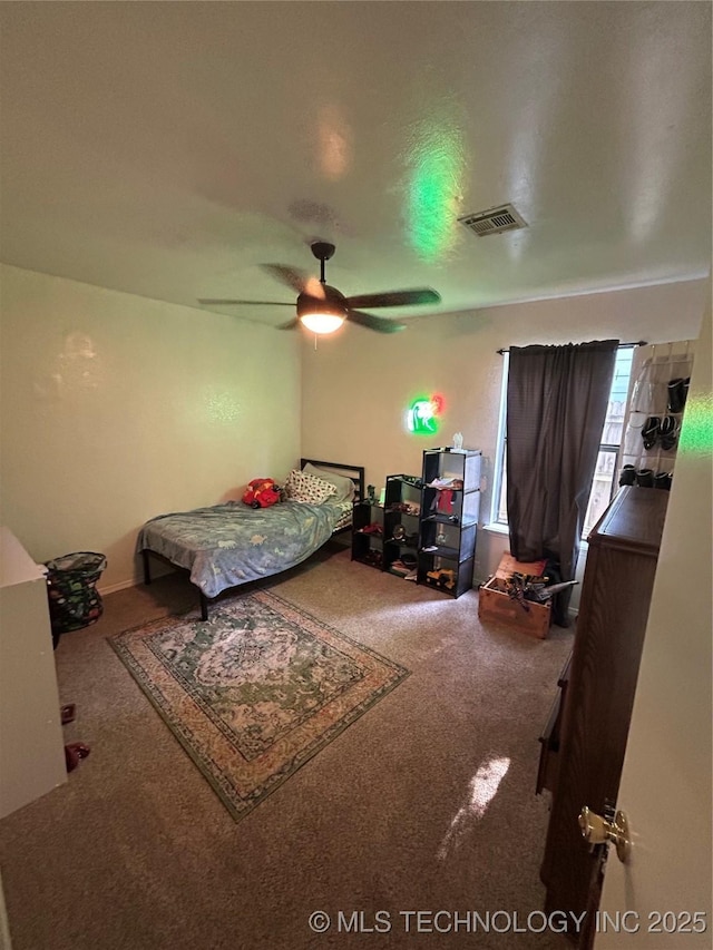 4509 W Toledo St, Broken Arrow, OK 74012 - bedroom featuring carpet floors and a ceiling fan