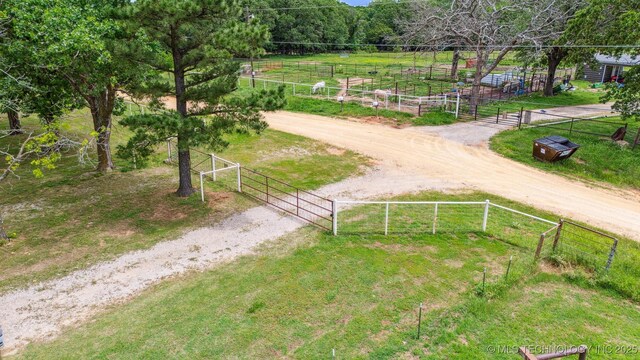 11029 N 3670th Rd, Okemah, OK 74884 - view of rural area