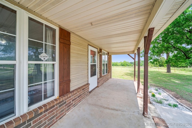 11029 N 3670th Rd, Okemah, OK 74884 - view of patio