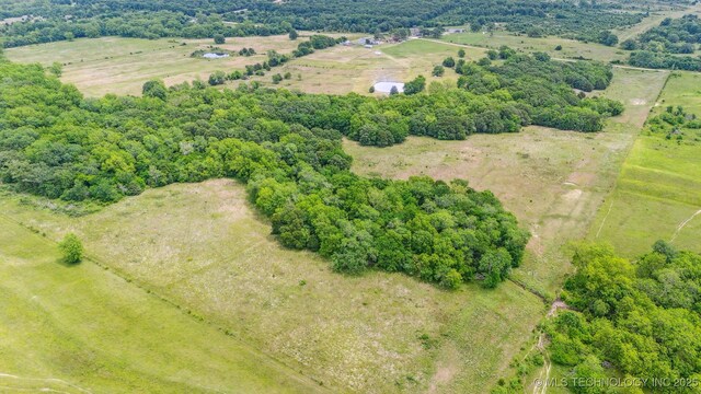 11029 N 3670th Rd, Okemah, OK 74884 - overview of rural landscape