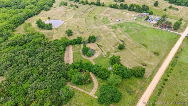 11029 N 3670th Rd, Okemah, OK 74884 - aerial view of property's location