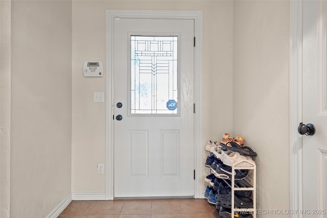 1204 Gantt, Marietta, OK 73448 - entryway with tile patterned flooring and baseboards