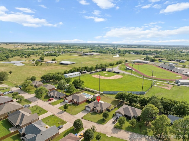 1204 Gantt, Marietta, OK 73448 - bird's eye view