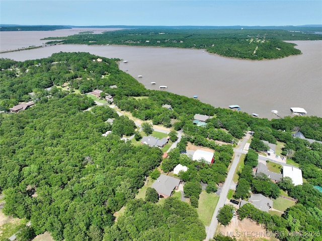 46 Acorn St, Eufaula, OK 74432 - bird's eye view of a large body of water