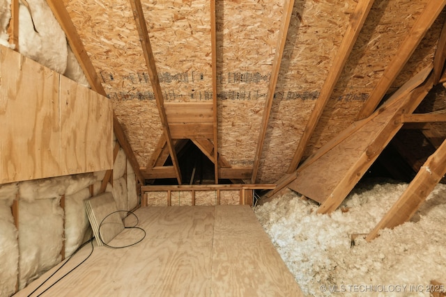 8906 E 110th St, Tulsa, OK 74133 - view of unfinished attic