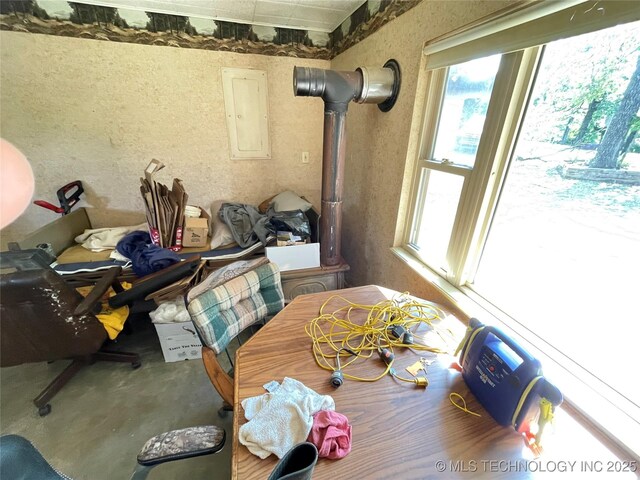 116800 S 4300th Rd, Porum, OK 74455 - dining room featuring electric panel