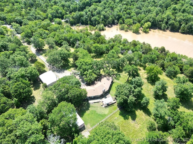 116800 S 4300th Rd, Porum, OK 74455 - bird's eye view of a forest