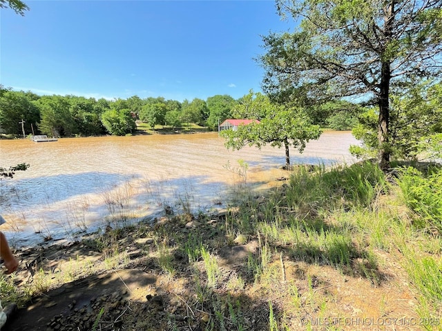 116800 S 4300th Rd, Porum, OK 74455 - water view featuring a forest