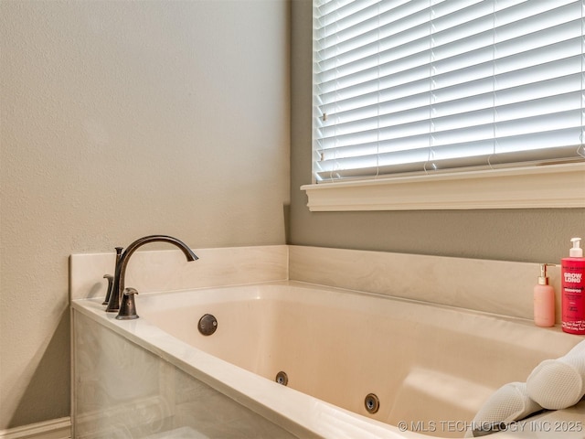 18210 E 49th St, Tulsa, OK 74134 - bathroom with a tub with jets