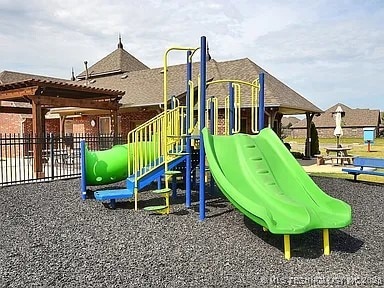 18210 E 49th St, Tulsa, OK 74134 - community jungle gym with a pergola