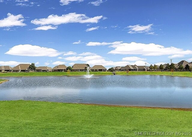 18210 E 49th St, Tulsa, OK 74134 - water view featuring nearby suburban area
