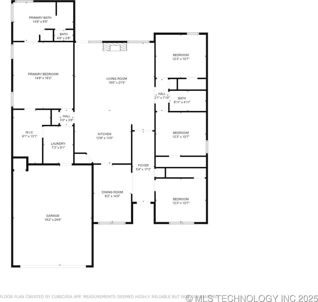 2023 E 133rd St S, Bixby, OK 74008 - property floor plan