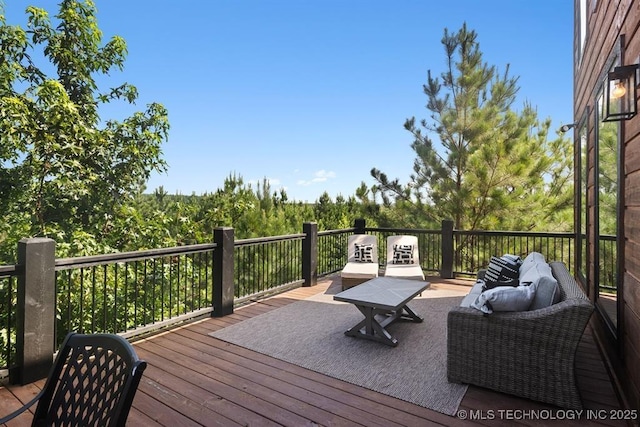 62 Hickory Canyon Trl, Broken Bow, OK 74728 - view of wooden terrace