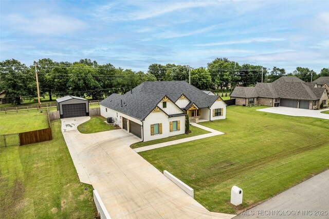 5769 S 256th E Ave, Broken Arrow, OK 74014 - view from above of property