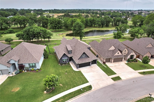 8617 E Hartford St, Broken Arrow, OK 74014 - aerial view of a large body of water and a tree filled landscape