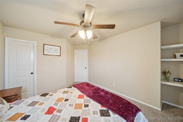2704 W Imperial St, Broken Arrow, OK 74011 - carpeted bedroom with baseboards and ceiling fan