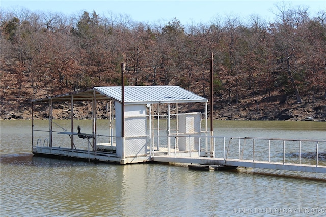 232 N Erie St, Eufaula, OK 74425 - dock area with a water view