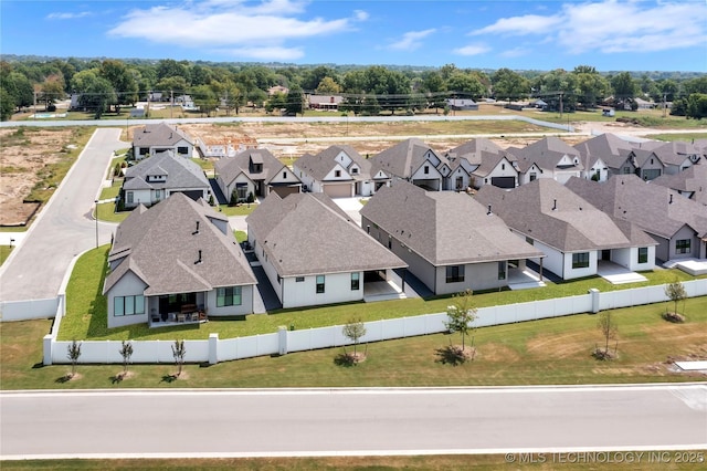 1230 N 71st Pl, Broken Arrow, OK 74014 - aerial perspective of suburban area