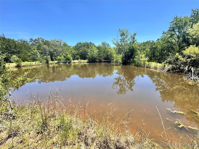 2810 Harvey, Ardmore, OK 73401 - water view featuring a heavily wooded area