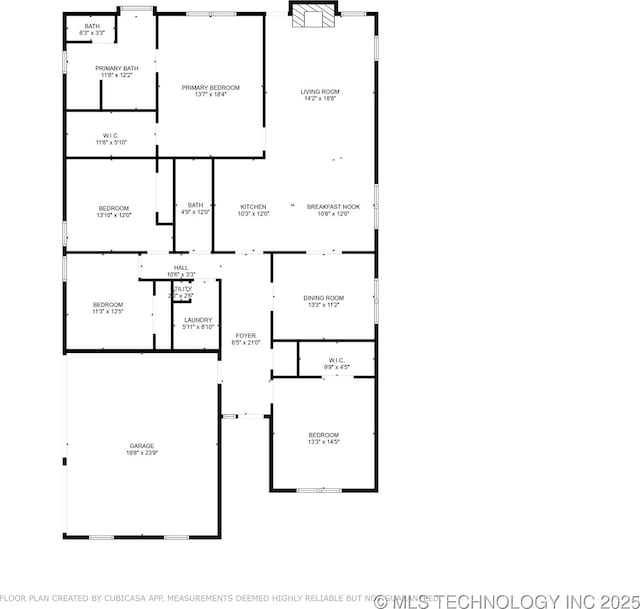 10901 E 95th St N, Owasso, OK 74055 - floor plan / room layout
