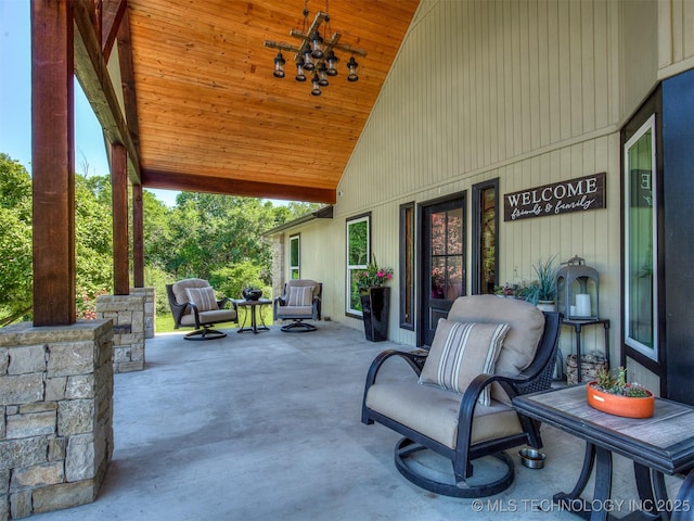 32188 E 738th Rd, Wagoner, OK 74467 - view of patio