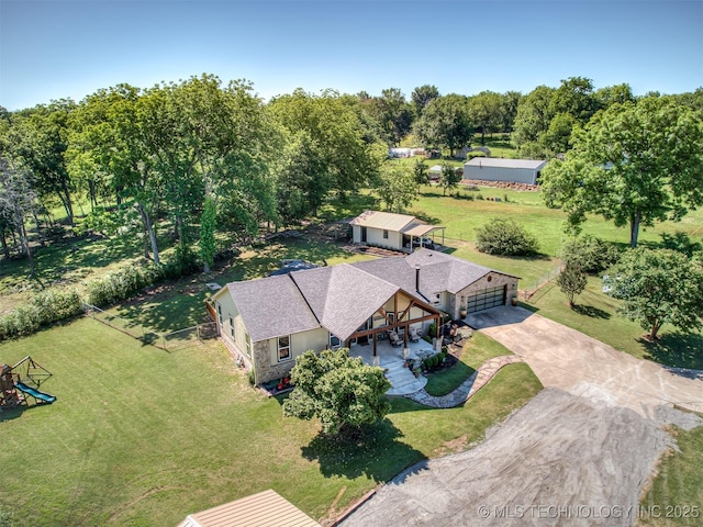 32188 E 738th Rd, Wagoner, OK 74467 - aerial view of property and surrounding area