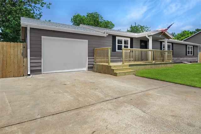 245 E 148th St S, Glenpool, OK 74033 - single story home featuring driveway, an attached garage, covered porch, and roof with shingles