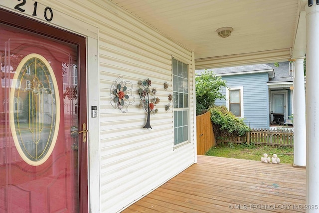 210 S Water St, Sapulpa, OK 74066 - property entrance with covered porch
