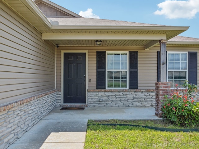 5976 E 147th St S, Bixby, OK 74008 - entrance to property featuring covered porch