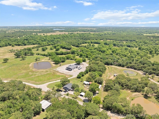 6472 Kings Rd, Ardmore, OK 73401 - bird's eye view of a nearby body of water and a forest