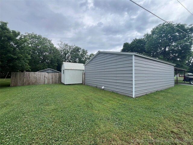 610 W Washington Ave, Krebs, OK 74501 - view of yard
