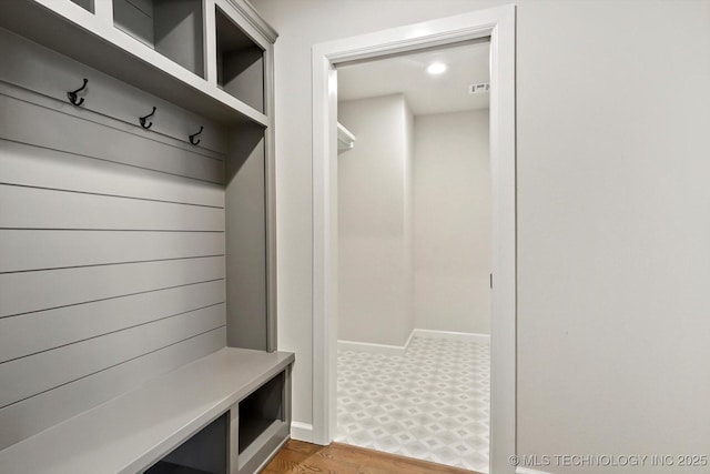 23091 E 107th St S, Broken Arrow, OK 74014 - mudroom with light flooring and baseboards