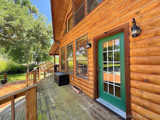 20413 E Allen Rd, Tahlequah, OK 74464 - view of deck